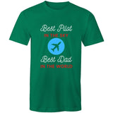 Best Pilot in the Sky-Best Dad in the World - T-Shirt