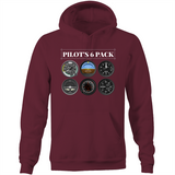 PILOT'S SIX PACK - POCKET HOODIE SWEATER
