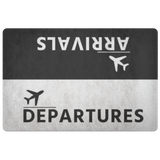 DEPARTURE ARRIVAL B&W