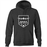 BORN TO FLY - POCKET HOODIE SWEATER