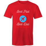 Best Pilot in the Sky-Best Dad in the World - T-Shirt