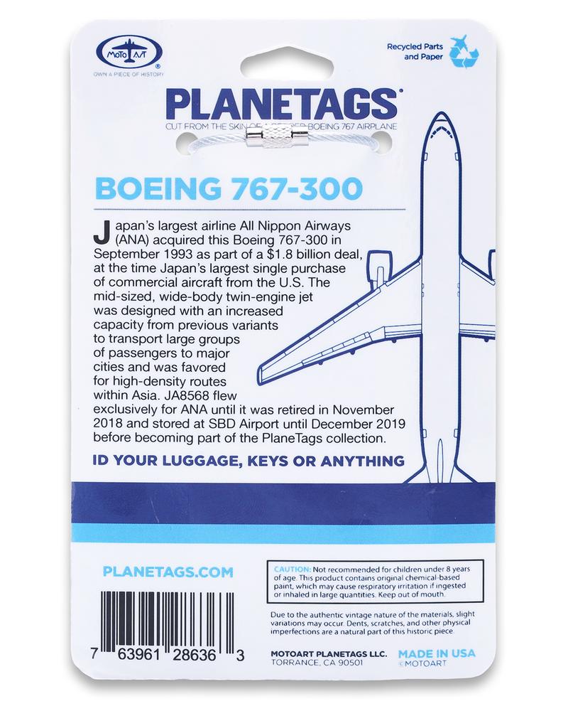 BOEING 767 PLANETAG TAIL #JA8568 – Aviation Travel Shop