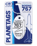 BOEING 767 PLANETAG TAIL #JA8568