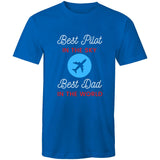 Best Pilot in the Sky-Best Dad in the World - T-Shirt