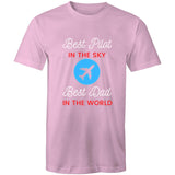 Best Pilot in the Sky-Best Dad in the World - T-Shirt
