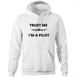 TRUST ME I'M A PILOT - POCKET HOODIE SWEATER
