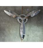 POLISHED ALUMINIUM WALL PROPELLER
