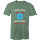 Best Pilot in the Sky-Best Dad in the World - T-Shirt