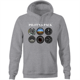 PILOT'S SIX PACK - POCKET HOODIE SWEATER