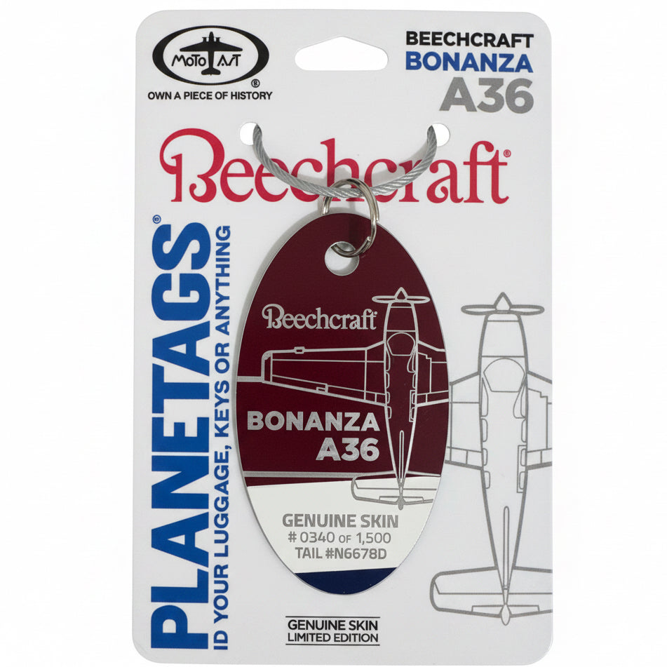 Beechcraft Bonanza A36 N6678D PlaneTag