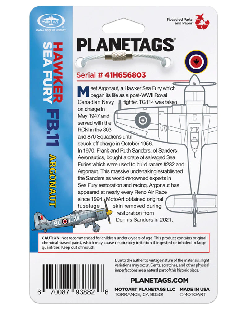 HAWKER SEA FURY FB.11 ARGONAUT SERIAL # 41H656803