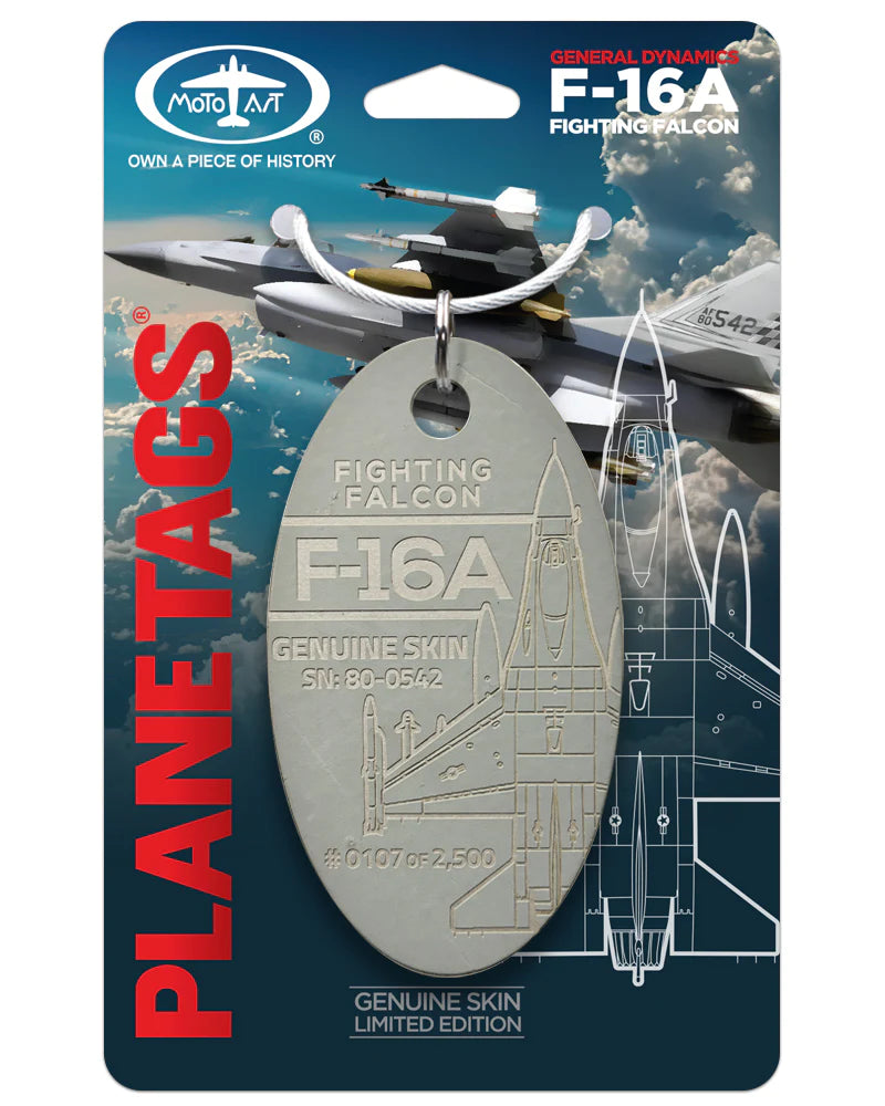 General Dynamics F-16A Fighting Falcon 80-0542 PlaneTag
