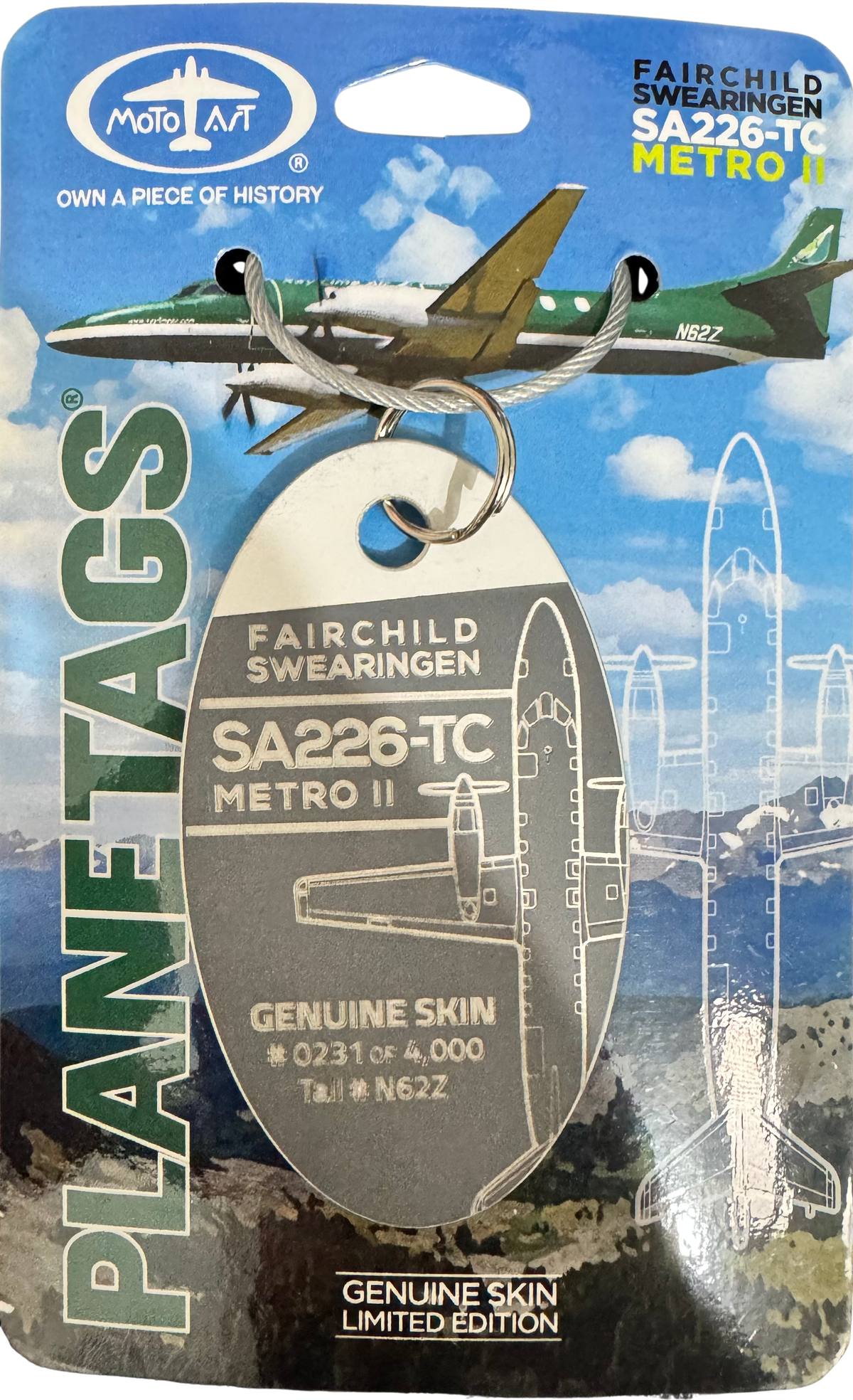 Fairchild Swearingen SA226-TC Metro II N62Z PlaneTag