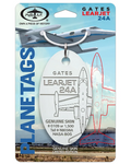 Gates Learjet 24A N805NA NASA research aircraft PlaneTag