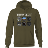 PILOT'S SIX PACK - POCKET HOODIE SWEATER