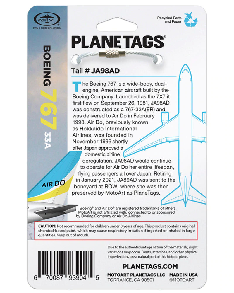 BOEING 767 AIR DO®- JA98AD - VARIOUS PARTIALS