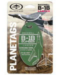 Rockwell B-1B Lancer 82-0001 PlaneTag in green