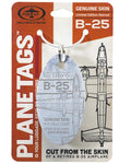 B-25 WWII BOMBER PLANETAG SERIAL# 44-30090