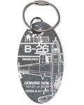 Martin B-26 Marauder 40-1370 PlaneTag with Alaskan patina