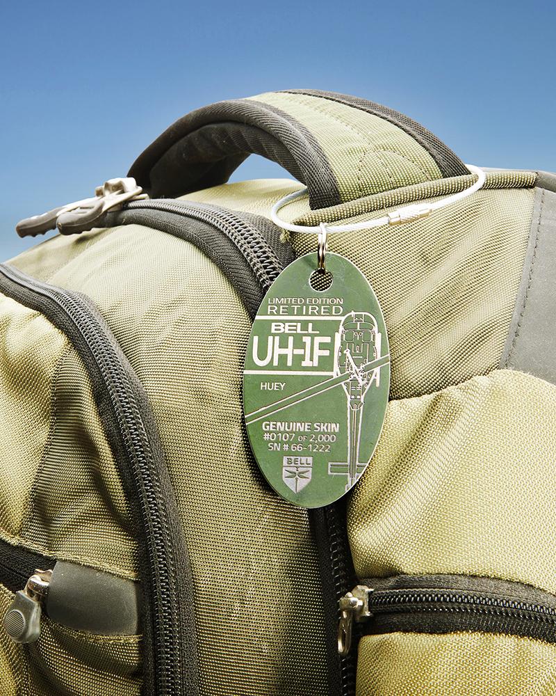 BELL®️ HUEY®️ UH-1F - PLANETAGS SERIAL #: 66-1222