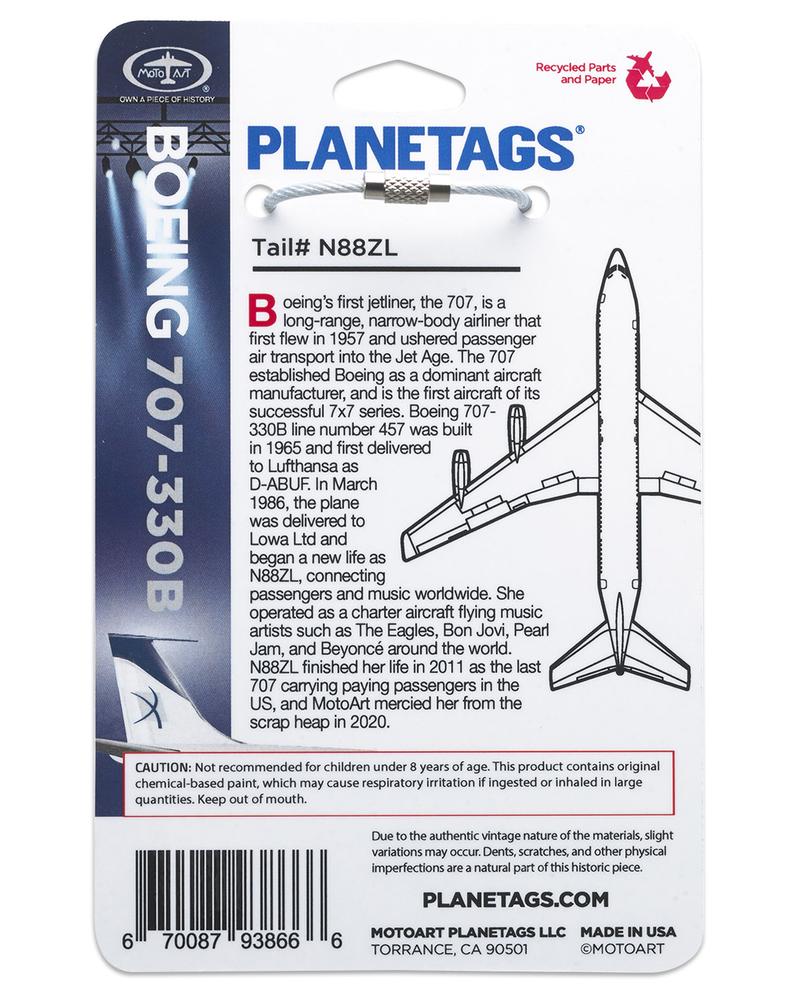 BOEING 707-330 - PLANETAGS TAIL #N88ZL - Dark Grey