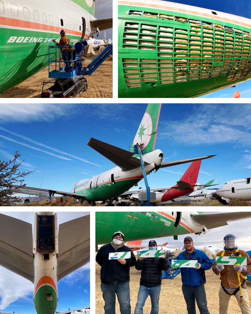 EVA BOEING 747-400 - PLANETAGS TAIL #B-16462