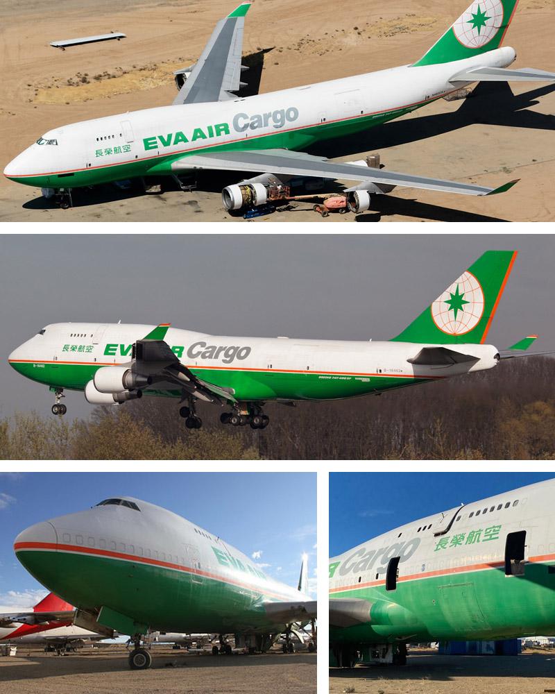 EVA BOEING 747-400 - PLANETAGS TAIL #B-16462