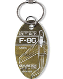 F-86 SABRE PLANETAG 1949-1956 LIMITED EDITION