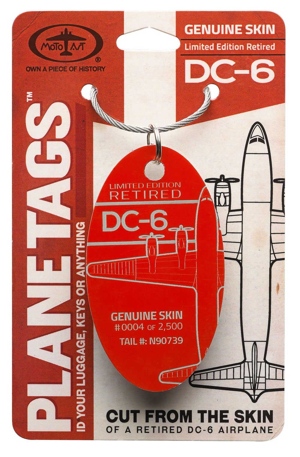 DC-6 PLANETAG TAIL# N90739 | MONKEES DC6 SUMMER OF LOVE TOUR PLANE