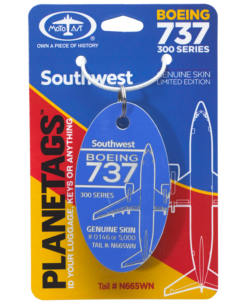 Southwest Airlines Boeing 737 N665WN PlaneTag, sold out