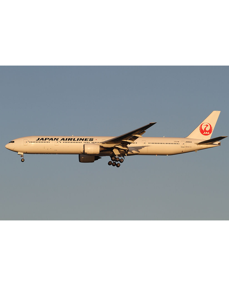 BOEING 777-346 JAPANESE AIRLINES PLANETAG TAIL #JA8943