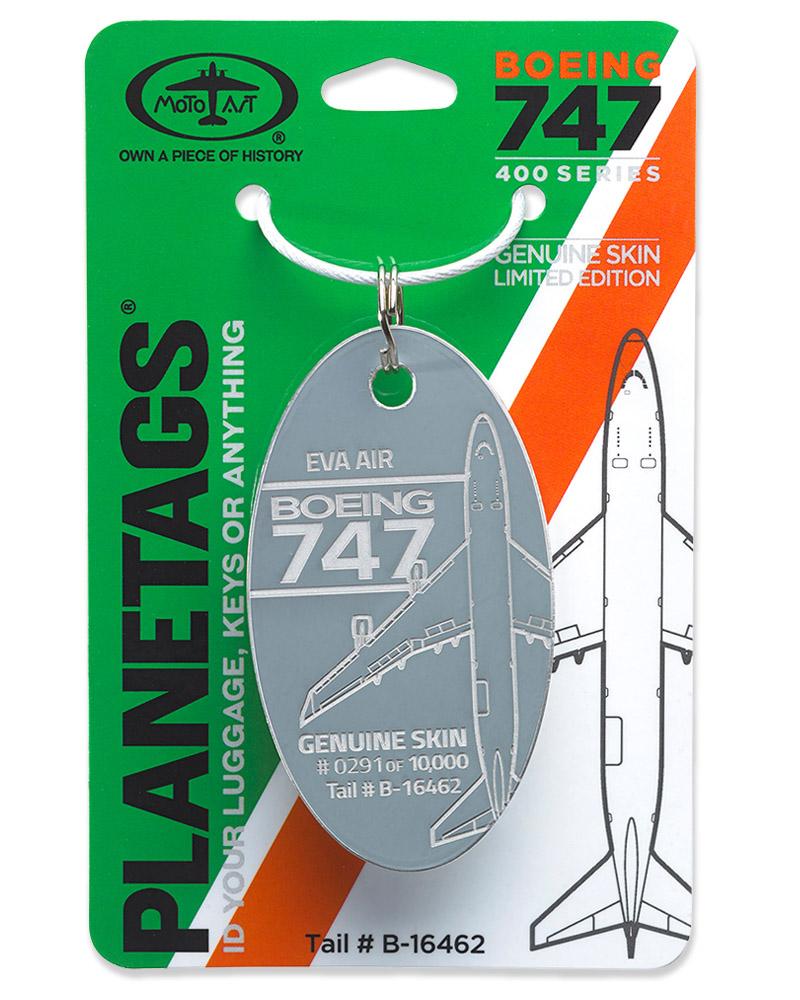EVA BOEING 747-400 - PLANETAGS TAIL #B-16462