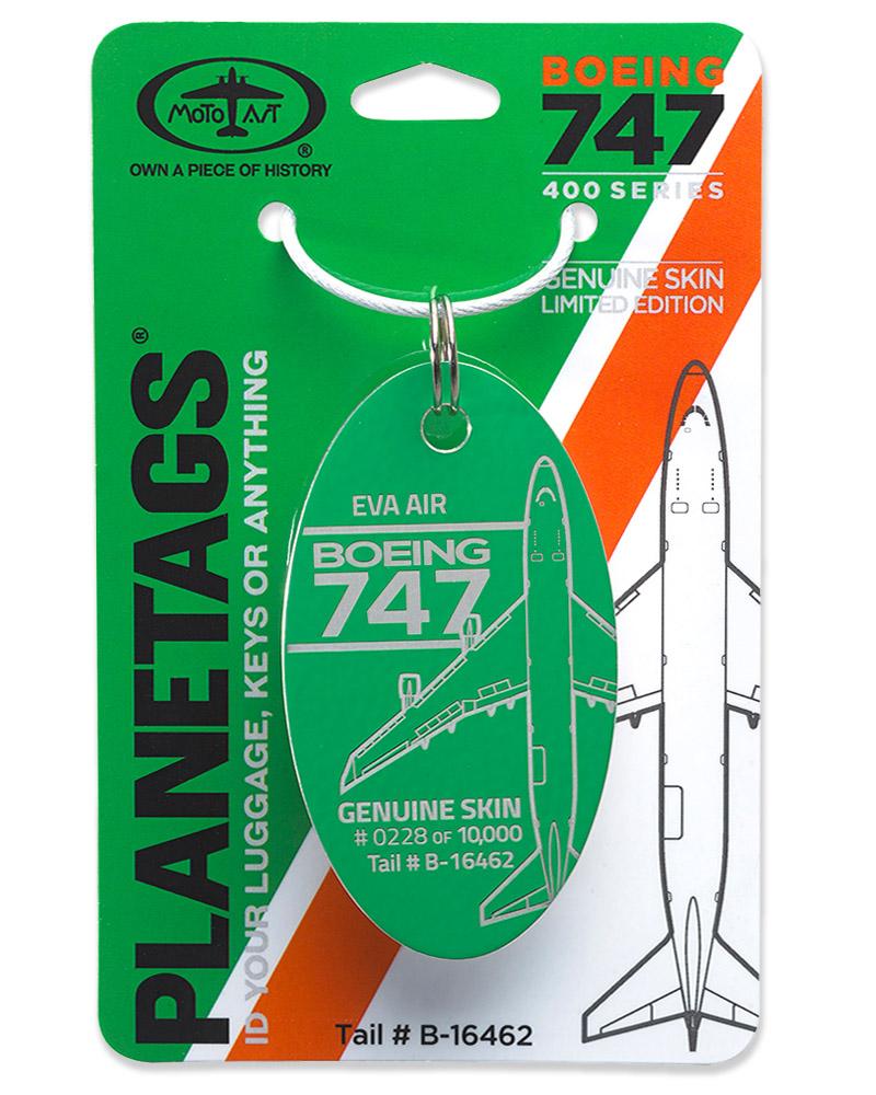 EVA BOEING 747-400 - PLANETAGS TAIL #B-16462