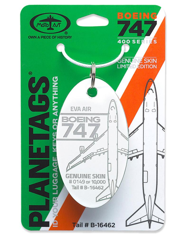 EVA BOEING 747-400 - PLANETAGS TAIL #B-16462