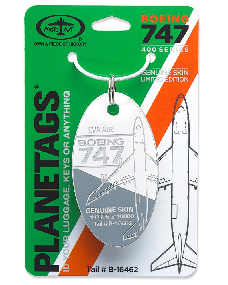 EVA BOEING 747-400 - PLANETAGS TAIL #B-16462