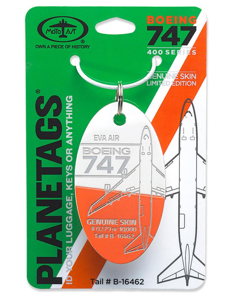 EVA BOEING 747-400 - PLANETAGS TAIL #B-16462