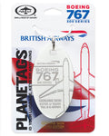 British Airways 767 - PLANETAGS TAIL #G-BNWH