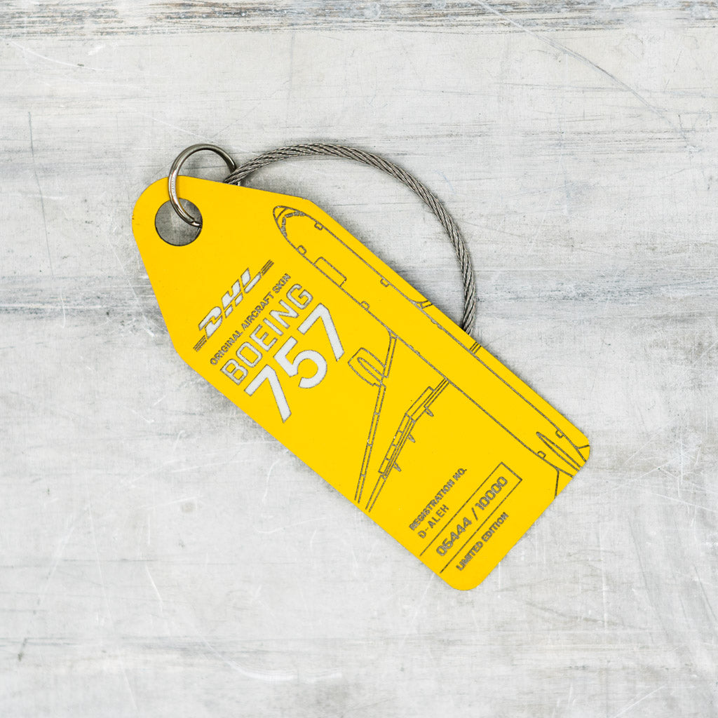 AviationTag DHL Boeing 757 keychain, sold out