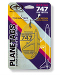 BOEING THAI AIRWAYS 747 PLANETAG TAIL #HS-TGM