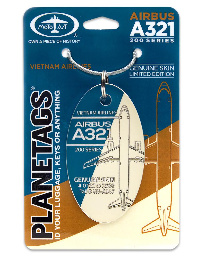 VIETNAM AIRLINES AIRBUS A321-200 - PLANETAGS TAIL #VN-A347