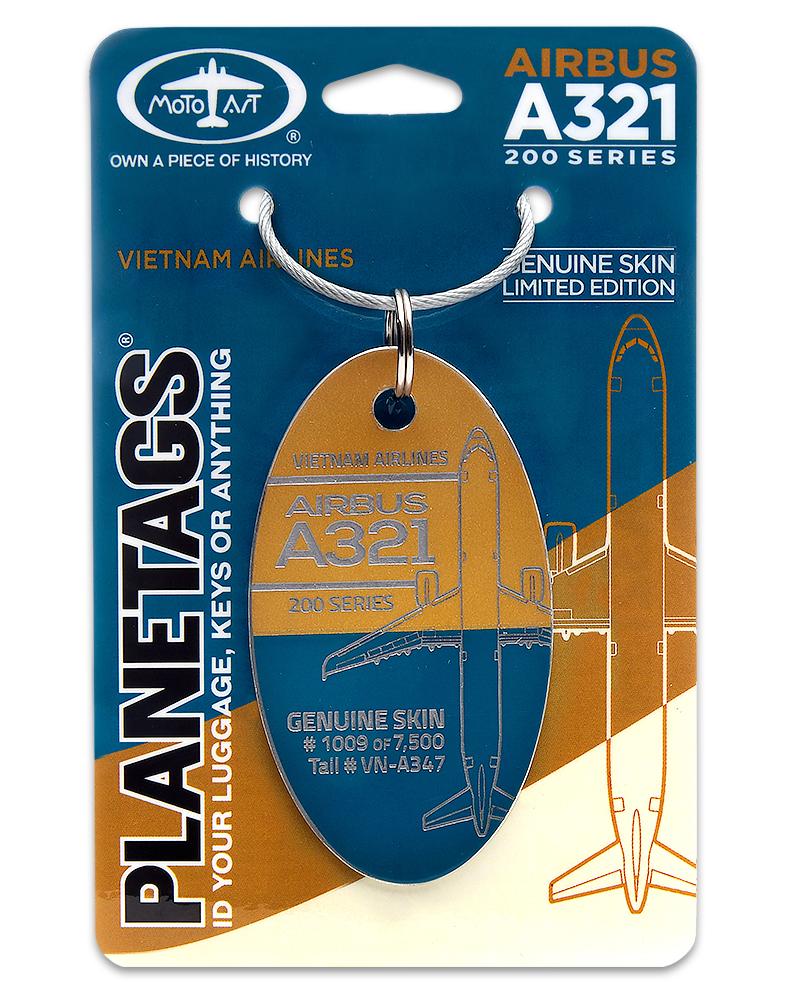 VIETNAM AIRLINES AIRBUS A321-200 - PLANETAGS TAIL #VN-A347