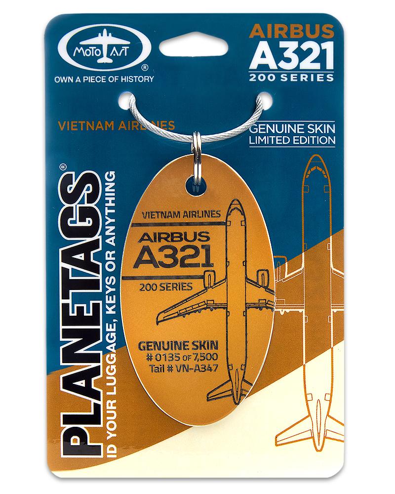 VIETNAM AIRLINES AIRBUS A321-200 - PLANETAGS TAIL #VN-A347