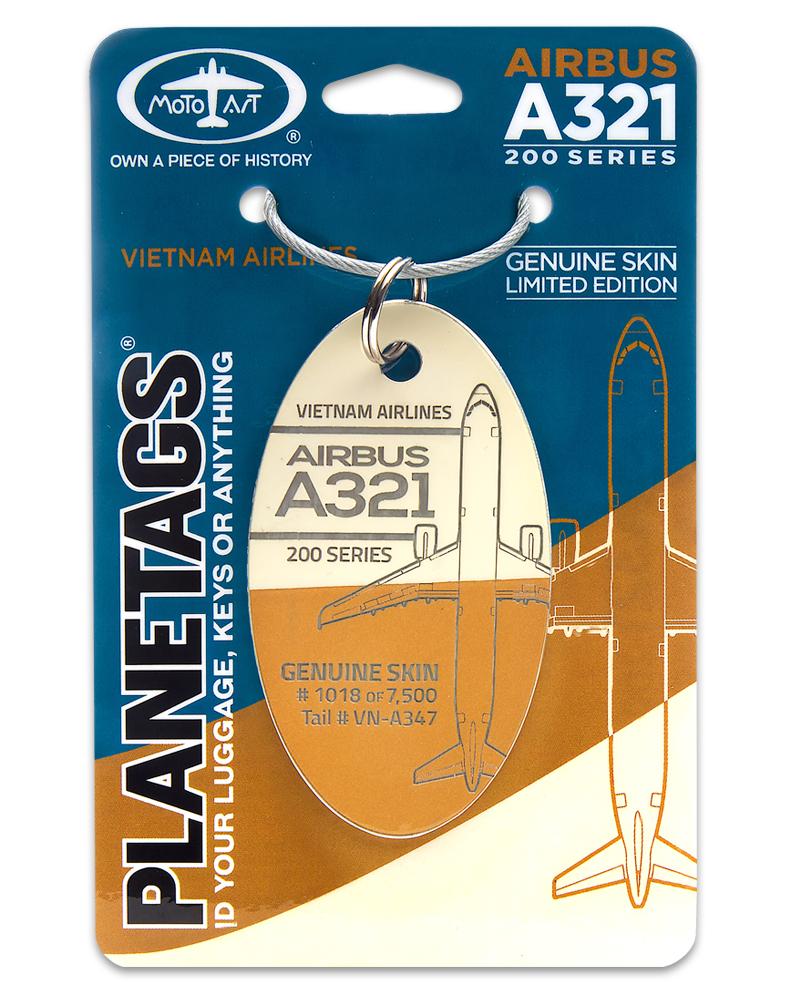 VIETNAM AIRLINES AIRBUS A321-200 - PLANETAGS TAIL #VN-A347