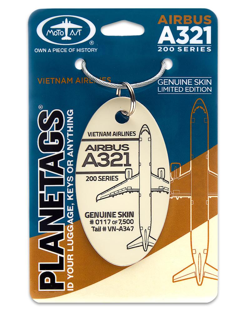 VIETNAM AIRLINES AIRBUS A321-200 - PLANETAGS TAIL #VN-A347