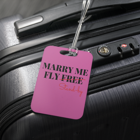 MARRY ME - LUGGAGE TAG