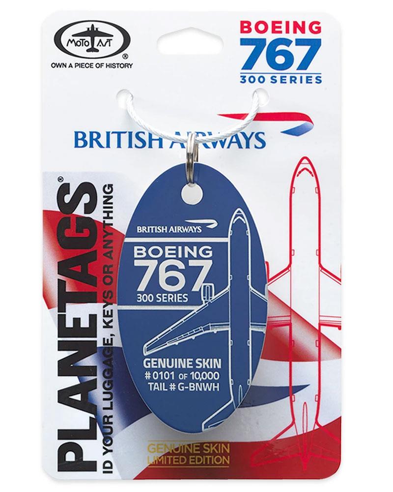 British Airways Boeing 767 G-BNWH PlaneTag, sold out