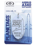 China Airlines Airbus A340-300 B-18801 PlaneTag in exotic colours