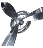 POLISHED ALUMINIUM WALL PROPELLER