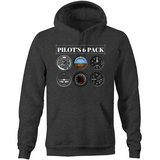 PILOT'S SIX PACK - POCKET HOODIE SWEATER