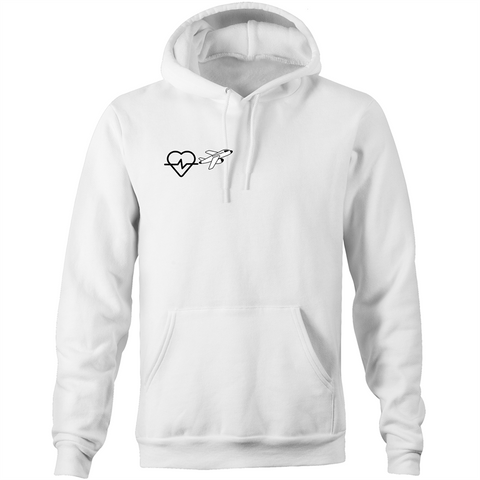 LOVE FLYING - POCKET HOODIE SWEATER